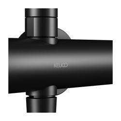 Keuco Plan Blue Thermostat-Brausemischer Aufputz, mit Kopfbrause, G 1/2", Schwarz ma... KEUCO-53926372321 4017214926558 (Abb. 1)