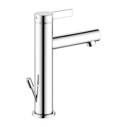 Keuco Ixmo Pure Einhebel-Waschtischmischer 130, Ausladung 125mm, mit Zugstangen-Abla... KEUCO-59501011001 4017214938735 (Abb. 1)