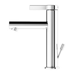 Keuco Ixmo Pure Einhebel-Waschtischmischer 130, Ausladung 125mm, mit Zugstangen-Abla... KEUCO-59501011001 4017214938735 (Abb. 1)