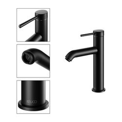 Keuco Ixmo Soft Einhebel-Waschtischmischer 130, Ausladung 129mm, ohne Zugstangen-Abl... KEUCO-59501372101 4017214938865 (Abb. 1)