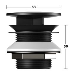 KEUCO Schaftv. G 1 1/4 Arm.-Zub. 59904 m.Haube sw... KEUCO-59904370000 4017214897131 (Abb. 1)