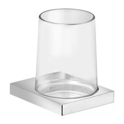 KEUCO Glashalter Edition 11 11150, komplett m. Echtkristall-Glas, Nickel gebürstet... KEUCO-11150059000 4017214572113 (Abb. 1)