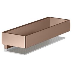 Keuco Edition 11 Duschablage, Rotgold gebürstet/Alu, 11158290000... KEUCO-11158290000 4017214057894 (Abb. 1)