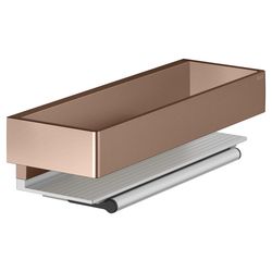 Keuco Edition 11 Duschablage mit Glasabzieher, Rotgold gebürstet/Alu, 11159290000... KEUCO-11159290000 4017214057931 (Abb. 1)