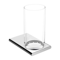 KEUCO Glashalter Edition 400 11550, kpl.mit Echtkristall-Glas, Nickel gebürstet... KEUCO-11550059000 4017214577033 (Abb. 1)