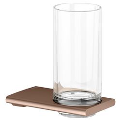 Keuco Edition 400 Glashalter, Echtkristall-Glas, Rotgold gebürstet, 11550299000... KEUCO-11550299000 4017214058457 (Abb. 1)