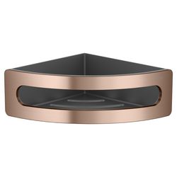 Keuco Elegance Eckduschablage Kunststoff-Einsatz, Rotgold gebürstet/Anthrazit, 11657... KEUCO-11657290001 4017214059058 (Abb. 1)