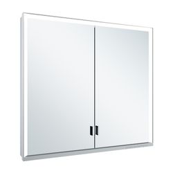 Keuco Royal Lumos Spiegelschrank Wandvorbau 2-türig lange Tür, 800x735x130mm, Silber... KEUCO-14322172301 4017214959037 (Abb. 1)