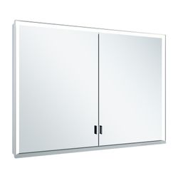 Keuco Royal Lumos Spiegelschrank Wandvorbau 2-türig lange Tür, 1000x735x130mm, Silbe... KEUCO-14324172301 4017214959556 (Abb. 1)
