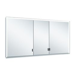 Keuco Royal Lumos Spiegelschrank Wandvorbau 3-türig lange Tür, 1400x735x130mm, Silbe... KEUCO-14326172301 4017214960071 (Abb. 1)