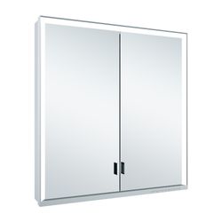 Keuco Royal Lumos Spiegelschrank Wandvorbau 2-türig lange Tür, 700x735x130mm, Silber... KEUCO-14327172301 4017214960330 (Abb. 1)