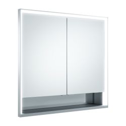 Keuco Royal Lumos Spiegelschrank Wandeinbau 2-türig kurze Tür, 800x735x130mm, Silber... KEUCO-14332171301 4017214961207 (Abb. 1)