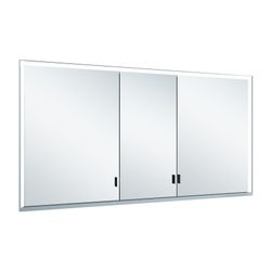 Keuco Royal Lumos Spiegelschrank Wandeinbau 3-türig lange Tür, 1400x735x130mm, Silbe... KEUCO-14336172301 4017214962419 (Abb. 1)