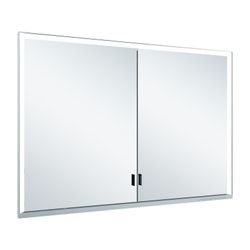 Keuco Royal Lumos Spiegelschrank Wandeinbau 2-türig lange Tür, 1050x735x130mm, Silbe... KEUCO-14338172301 4017214962938 (Abb. 1)