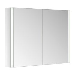 Keuco Somaris Spiegelschrank Wandvorbau 2-türig, mit Spiegelheizung und 1 Steckdose,... KEUCO-14503002101 4017214974481 (Abb. 1)