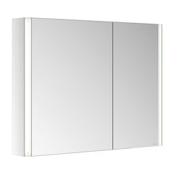 Keuco Somaris Spiegelschrank Wandvorbau 2-türig asymmetrisch, mit Heizung und 1 Stec... KEUCO-14503002201 4017214974504 (Abb. 1)