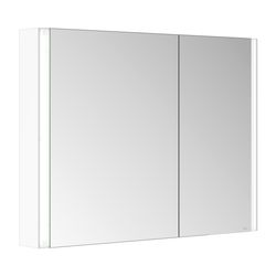 Keuco Somaris Spiegelschrank Wandvorbau 2-türig asymmetrisch, mit 1 Steckdose, 1000x... KEUCO-14503512200 4017214974559 (Abb. 1)