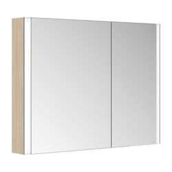 Keuco Somaris Spiegelschrank Wandvorbau 2-türig asymmetrisch, mit 1 Steckdose, 1000x... KEUCO-14503852200 4017214974436 (Abb. 1)