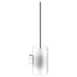 Keuco Aveno Toilettenbürstengarnitur, Echtkristall-Glasgehäuse lackiert, mit Befesti... KEUCO-14664019000 4017214981212 (Abb. 1)