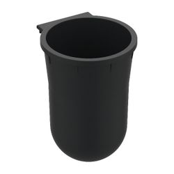 Keuco Plan Kunststoff-Einsatz für Toilettenbürstengarnitur, D 90x95x127mm, Schwarz, ... KEUCO-14972000200 4017214141616 (Abb. 1)