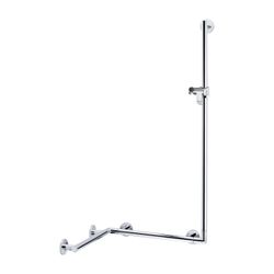 Keuco Plan Care Duschhandlauf mit Brausestange rechts/links, 597/680/1265mm, Silber ... KEUCO-34908174411 4017214177189 (Abb. 1)