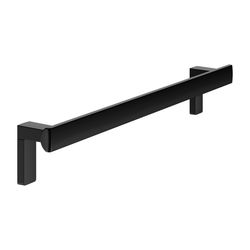 Keuco Axess Haltegriff 700mm, waagerechte Montage, mit 2x Befestigungsset 1, Schwarz... KEUCO-35001370700 4017214902262 (Abb. 1)