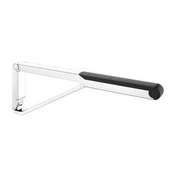 Keuco Axess Stützklappgriff WC, 700mm, Belastbarkeit 115kg, mit Absenkbremse, Auflag... KEUCO-35003010737 4017214904150 (Abb. 1)