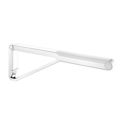 Keuco Axess Stützklappgriff WC, 700mm, Belastbarkeit 115kg, mit Absenkbremse, Auflag... KEUCO-35003010751 4017214904167 (Abb. 1)