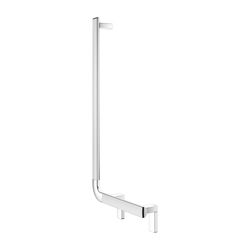 Keuco Axess Winkelgriff 90 Grad links, 400/800mm, mit 2x Befestigungsset 1, Silber e... KEUCO-35006170802 4017214902330 (Abb. 1)
