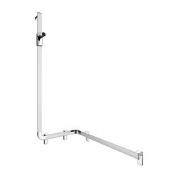 Keuco Axess Duschhandlauf mit Brausestange links, 850x531x1301mm, mit 3x Befestigung... KEUCO-35008178602 4017214902538 (Abb. 1)