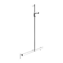 Keuco Axess Duschhandlauf mit Brausestange, 1150/1301mm, mit 2x Befestigungsset 1, V... KEUCO-35014011213 4017214902606 (Abb. 1)