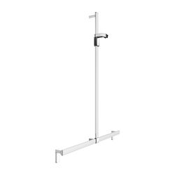 Keuco Axess Duschhandlauf mit Brausestange, 1150/1301mm, mit 2x Befestigungsset 1, S... KEUCO-35014171213 4017214902637 (Abb. 1)
