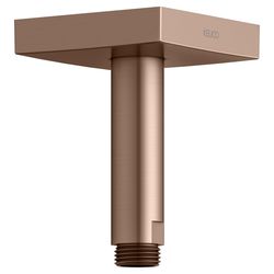 Keuco Brausearm Deckenmontage, Rosette eckig, Ausladung 100mm, G 1/2", Rotgold gebür... KEUCO-53089290102 4017214064397 (Abb. 1)