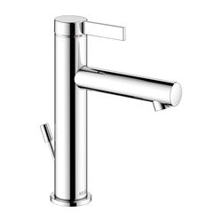 Keuco Ixmo Pure Einhebel-Waschtischmischer 130, Ausladung 125mm, mit Zugstangen-Abla... KEUCO-59501011001 4017214938735 (Abb. 1)