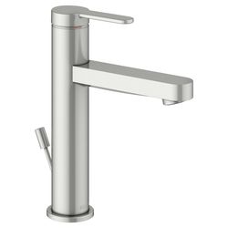 Keuco Ixmo Flat Einhebel-Waschtischmischer 130, Ausladung 124mm, mit Zugstangen-Abla... KEUCO-59501063001 4017214238675 (Abb. 1)