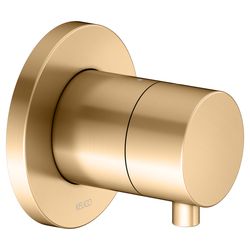 Keuco Ixmo Absperrventil rund für Ixmo Comfort, G 1/2", 25l/min, Messing gebürstet, ... KEUCO-59541251001 4017214065387 (Abb. 1)