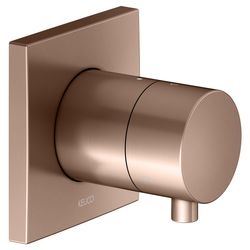 Keuco Ixmo 3-Wege UP-Umstellventil, Rosette eckig, G 1/2", 14l/min, Rotgold gebürste... KEUCO-59548291002 4017214066094 (Abb. 1)