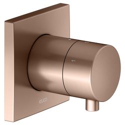 Keuco Ixmo 3-Wege UP-Ab- und Umstellventil eckig, G 1/2", 22l/min, Rotgold gebürstet... KEUCO-59549291002 4017214066339 (Abb. 1)