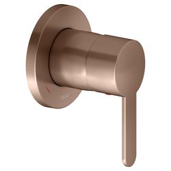 Keuco Ixmo Flat Einhebelmischer Unterputz, Rosette rund, 23l/min, Rotgold gebürstet,... KEUCO-59551290301 4017214066667 (Abb. 1)