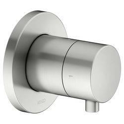 Keuco Ixmo 2-Wege Ab- und Umstellventil rund, G 1/2", 23l/min, Edelstahl-finish, 595... KEUCO-59557061001 4017214239191 (Abb. 1)