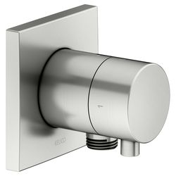 Keuco Ixmo 2-Wege Ab- und Umstellventil eckig, G 1/2", 22l/min, Edelstahl-finish, 59... KEUCO-59557061102 4017214239221 (Abb. 1)