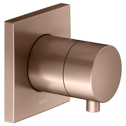 Keuco Ixmo 2-Wege Ab- und Umstellventil eckig, G 1/2", 23l/min, Rotgold gebürstet, 5... KEUCO-59557291002 4017214067756 (Abb. 1)