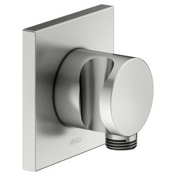 Keuco Ixmo Schlauchanschluss mit Brausehalter, Rosette eckig, G 1/2", Edelstahl-fini... KEUCO-59592060002 4017214239351 (Abb. 1)
