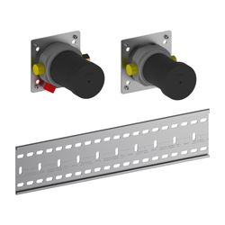 Keuco Grundkörper-Set für UP-Thermostatarmatur 2-Wege mit Schlauchanschluss, G 1/2",... KEUCO-59953002170 4017214940004 (Abb. 1)