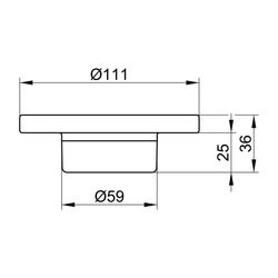 Keuco Plan Echtkristall-Schale zu 14955, D 111/59x35,5mm, 14955009000... KEUCO-14955009000 4017214085088 (Abb. 1)