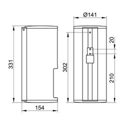 KEUCO Toilettenpapierhalter Plan 14969, 2-fach, für 120er Rollen, sil-elox... KEUCO-14969171200 4017214152605 (Abb. 1)