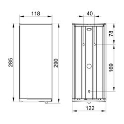 Keuco Plan Sensor-Seifenspender für Schaumseife elektronisch, Wandmodell, 1100ml, 6V... KEUCO-14986370137 4017214939145 (Abb. 1)
