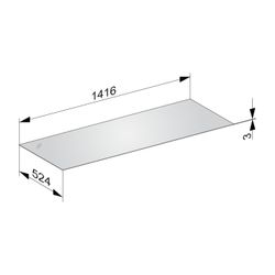 KEUCO Abdeckplatte Edition 11 31326, Cristallinglas, 1416x3x524mm, cashm-satiniert... KEUCO-31326289002 4017214488537 (Abb. 1)