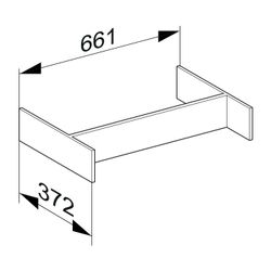 KEUCO Inneneinteilung Edition 400 31599, Größe XL, für Möbeltiefe 535 mm... KEUCO-31599040000 4017214547418 (Abb. 1)