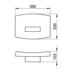 Keuco Plan Care Rückenstütze zum Einhängen, Schwarzgrau, 34979000037... KEUCO-34979000037 4017214138623 (Abb. 1)